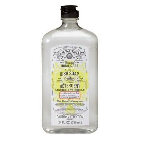 J.R. Watkins Dish Soap, Aloe and Green Tea, 24 oz