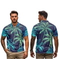 thumbnail image 6 of Uorisanigo Palm Tree Couple Matching Outfit His and Hers Clothing Mens Golf Shirts Quick Dry Short Sleeve Shirts for Athletic and Womens Golf Clothes Build in Shorts with Pockets, 6 of 8