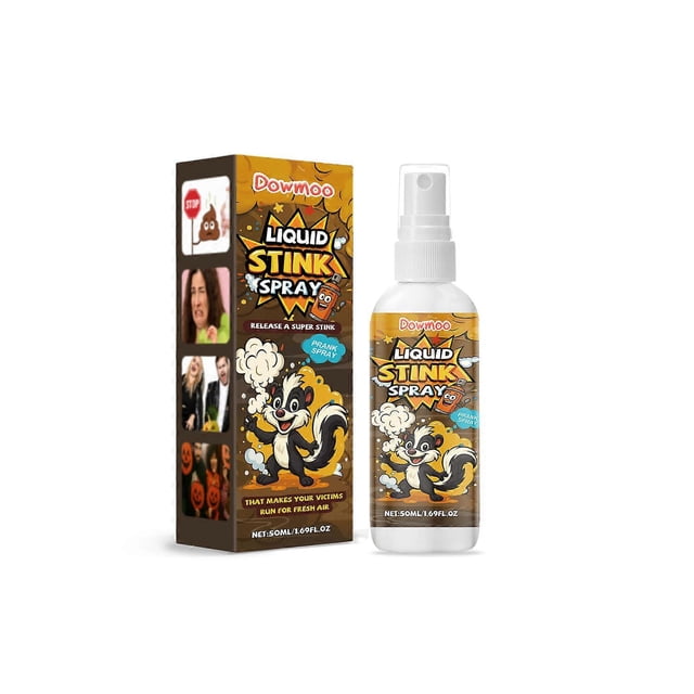 Stinky fart spray, a hilarious prank and interactive gadget, a fun atmosphere maker, and a funny prank spray.