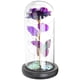 thumbnail image 2 of Valentines Day Rose Glass Dome Eternal Flower Gifts Assorted Color Preserved Flower Decoration 1Pcs, 2 of 4
