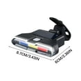 thumbnail image 3 of Qaailabf Bike Tail Light, Solar Powered, COB LED, Rechargeable, Type-C Charging, Automatic, For Night Riding, 1 Pack, 3 of 9