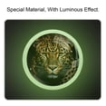 thumbnail image 2 of Leopard Fluorescent Drawer Pulls with Screws - Round 4-Pack, Glow-in-the-Dark Knobs for Cabinets, Wardrobes, and Dressers, 2 of 6