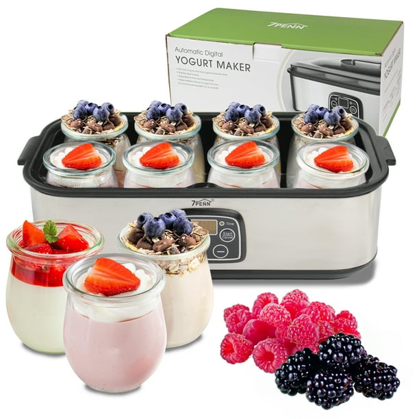 7Penn Yogurt Maker Machine Greek Yogurt Maker Temperature Control and