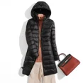 thumbnail image 4 of Plus Size 5xl 6xl 7xl Fall Women‘s Autumn Winter Ultra Lightweight Packable Long Puffer Jacket Female Hooded Korean Slim Coat, 4 of 6