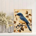 thumbnail image 2 of Qisvanset 12x16 Inch Framed Canvas Wall Art Lamentations Blue Bird Print Vintage Faith Home Housewarming Decor, 2 of 8
