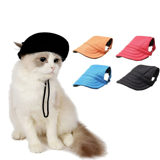 Xihbxyly Sombrero para Perro para Exteriores, Visera Protectora Solar, Cordón Ajustable, Lona Ligera, Orificios para Las Orejas para Mayor Comodidad, Perfecto para Paseos y Caminatas, Elegante Acceso