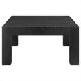 thumbnail image 4 of Evelyn&Zoe Langston 34" Wide Square Coffee Table, Black Grain, 4 of 5