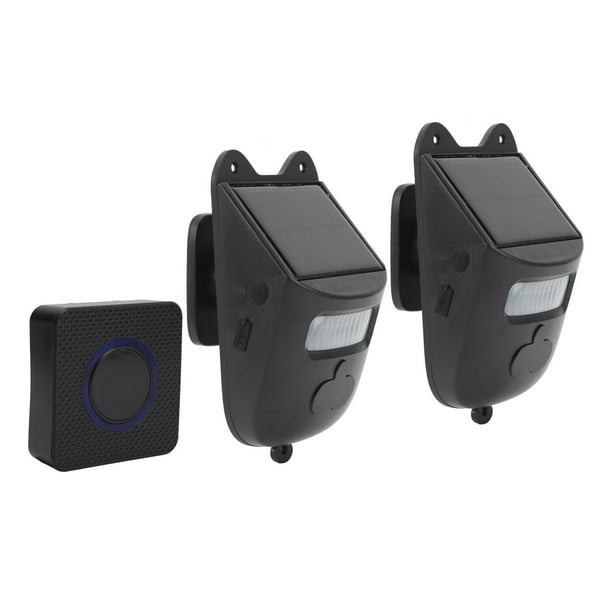 Timbre Inalámbrico, Timbre Con Sensor Infrarrojo, Enchufe Europeo De 110 A 240V, Larga Distancia De Recepción Con 2 Detectores Para Garaje