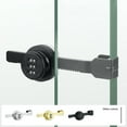 Tibvox 3Digit Combination Lock Sliding Glass Door Lock Anti-theft ...