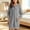 Gray, variant on Spazoro Girls Hooded Sweatshirt Dress with Pockets, Solid Color Button Placket Warm Long Sleeve Casual Pullover Tunic Dress for Daily Wear Blue Size 10-11