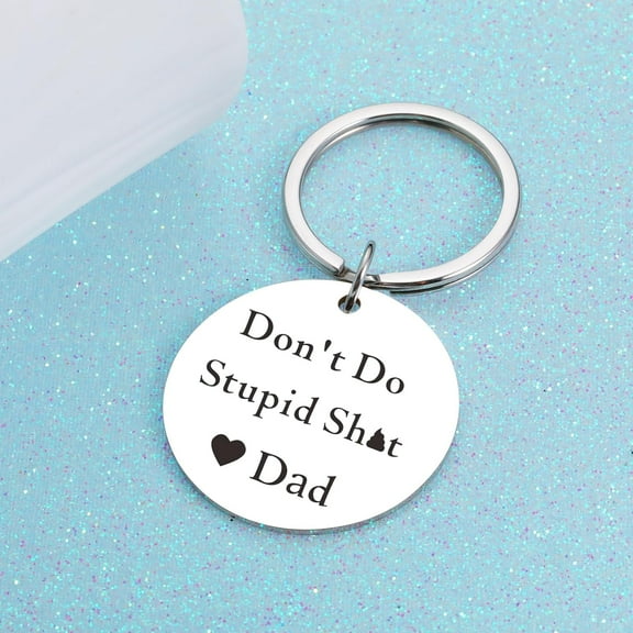 College Supplies Essentials College Gifts Funny Back to School Supplies for Teen Girl Boys Fathers Day Giftss for Son Valentines Christmas Gifts Stocking Stuffers for Son Don't Do Stupid Sht Keychain