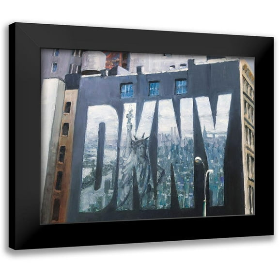 Braithwaite, Bruce 14x11 Black Modern Framed Museum Art Print Titled - DKNY mural