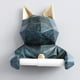 thumbnail image 3 of Porta rollos de papel higiénico de pared, novedoso, estatua, soporte para pañuelos, decoración de cocina Cat_Dark Azul, 3 of 9