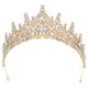 thumbnail image 4 of KAKOWELY Tiaras y coronas de cristal para boda, para mujer, novia, reina, diadema, tocado de princesa para cumpleaños, graduación, desfile, fiesta, 4 of 4