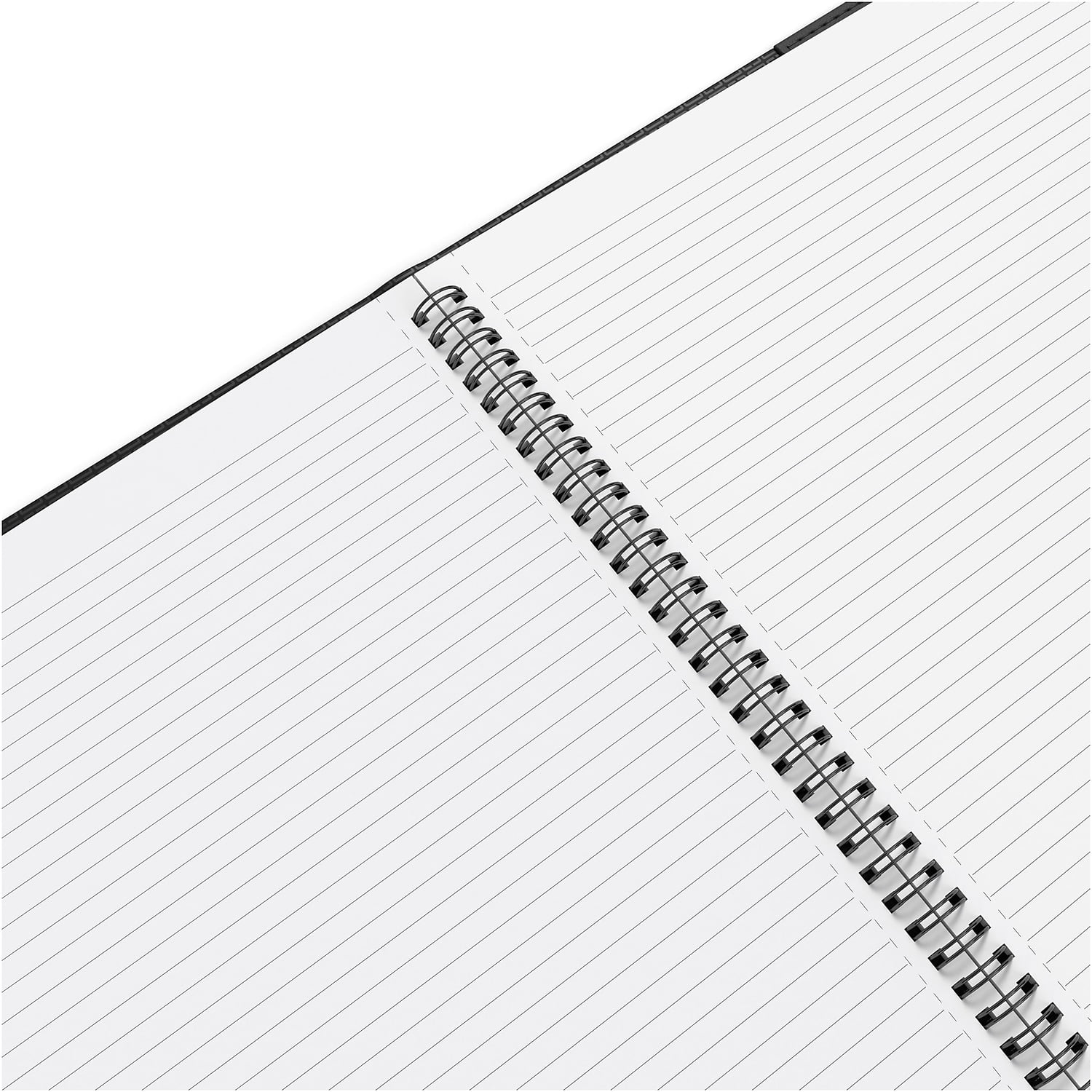 Staples TRU RED Large Folio Soft Cover Ruled Notebook Black  2/Pack TR54992VS