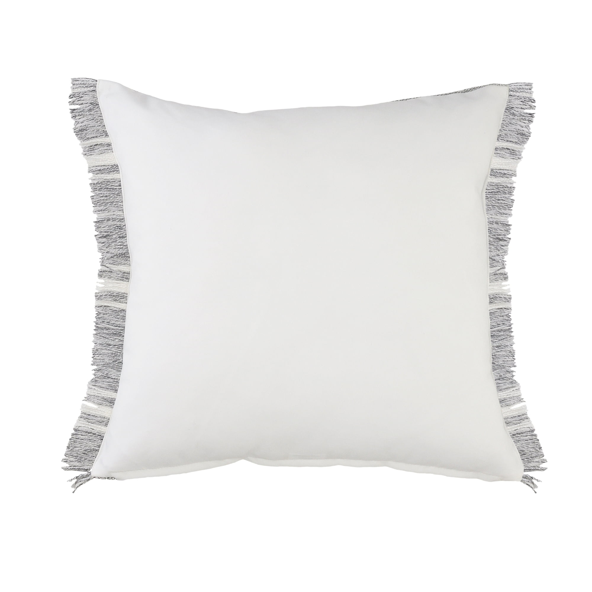 Ox Bay Babel 24" x 24" Gray Striped Indoor/Outdoor Adult Decorative Throw Pillow