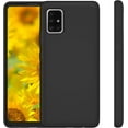 thumbnail image 2 of Galaxy A71 5G Case, Samsung A71 5G Case Liquid Silicone Case Dual Layer Hybrid Hard PC Soft Silicone Gel Rubber Bumper Slim Fit Shockproof Protective Phone Case for Samsung Galaxy A71 5G, Black, 2 of 6