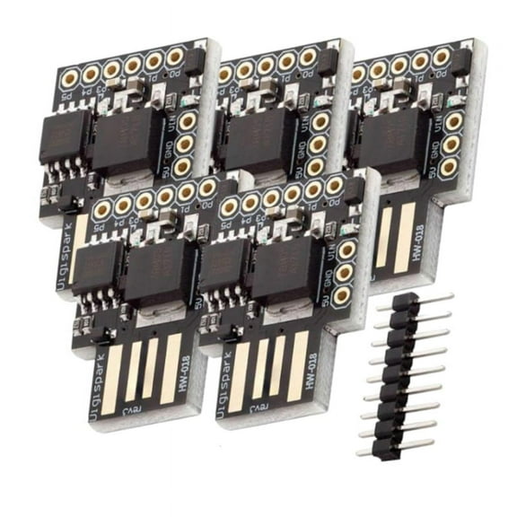5Pcs ATTiny85 Digispark I2C LED Rev.3 Kickstarter 5V IIC SPI USB Development Board 6 I/O Pins for