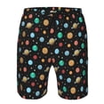 thumbnail image 3 of Zufioo Solar System Planets Space for Men's Casual Beach Shorts, Sports Fitness Quick-drying Drawstring Shorts with Pockets for Home Wear-3X-Large, 3 of 6