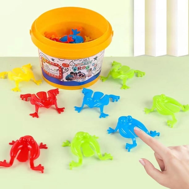 Grenouilles Sauteuses - Jeux Éducatifs Amusants de Grenouille Sauteuse,12 Pièces D'Apprentissage De La Motricité Pour,pour Garçons Filles Voyage Chambre Anniversaire Noël Pâques