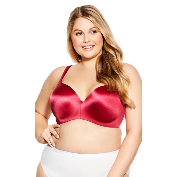 Avenue Women's Plus Size Lace Detail Underwire Bra