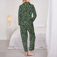 thumbnail image 3 of Bingfone Womens Pajama Sets Crocodile And Oranges Print,Long Sleeve Loungewear Pajamas Set-XX-Large, 3 of 8