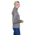 thumbnail image 3 of UltraClub 8618W Ladies Cool & Dry Heathered Performance Quarter-Zip, 3 of 3