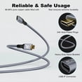 thumbnail image 2 of USB Extension Cable 4K Cable Type-C Male to Female Extension Ultra HD 20Gbps 240W Data Quick HD Transmission Line 1m, 2 of 6