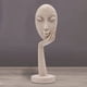 thumbnail image 5 of Estatuas de cara de mujer modernas y simples, figura de escultura de señora pensadora, talla de resina para decoración de dormitorio de oficina en casa (negro) Vhermosa CZJJ-ZH71-2, 5 of 7