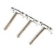 thumbnail image 3 of Sillines Compensados ​​de Puente de Guitarra 3 Piezas para Piezas de Repuesto de Guitarra shamjiam Tele Guitar Bridge Staindle, 3 of 6