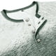 thumbnail image 4 of Blusas y camisas de manga larga con cuello redondo y degradado para hombre, blusas casuales con botones y cuello redondo, blusas de poliéster para hombre, 4 of 7