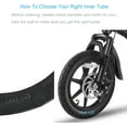 thumbnail image 3 of 2 Pack 14x2.125 Bike Inner Tubes Compatible with Jetson and Gotrax Electric Scooters, 14 x 2.125 inch Replacement Bicycle Tubes with Angled Valve Stem for Electric Bike, 3 of 7
