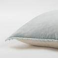 thumbnail image 5 of Rizzy Home Solid With Hand Applied Beading Cotton Velvet Poly Filled Decorative Throw Pillow, 22"x22", Dark Grey, 5 of 11