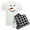 With Checker Pant, variant on CafePress - Snowman2 Men's Light Pajamas - Men's Light Loose Fit Cotton Pajama Set