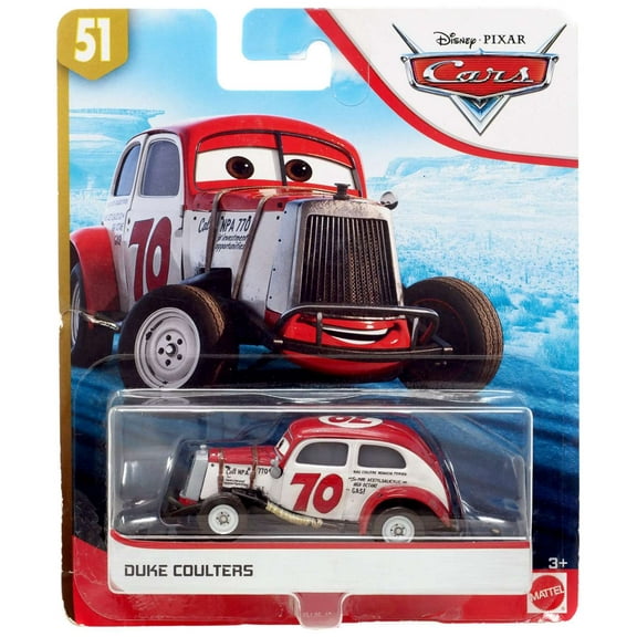 Disney / Pixar Cars Doc's Racing Days Duke Coulters Diecast Car (Version 2)