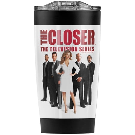 The Closer/Cast Stainless Steel Tumbler 20 oz Coffee Travel Mug/Cup Vacuum Insulated & Double Wall with Leakproof Sliding Lid | Great for Hot Drinks and Cold Beverages