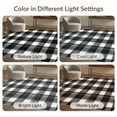 thumbnail image 7 of ODIKA 5'x7' Washable Area Rug Easy Care, Non-Shedding, Pet Friendly, Plaid Under Interlocking Balanced Lines Printed Artwork Doormat for Small Living Room, Bedroom, 7 of 7
