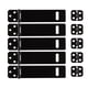 thumbnail image 1 of FELTECHELECTR cerraduras de 5 pulgadas con cierre de candado para puerta, cerradura de hierro para sujetar puertas de armarios (negro), 1 of 6
