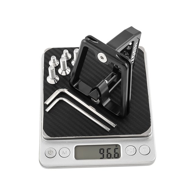 Portabicicletas Delantero Ndcxsfigh Portaequipajes para bicicleta de aluminio para Brompton Negro Accesorios para bicicletas