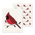 thumbnail image 1 of Ensemble de 2 Torchons Cardinals, 1 of 4