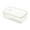White, variant on Clear Food Storage Container Airtight Kitchen Pantry Organizer Bento Box With Lid Clear 9X5X3 Inch