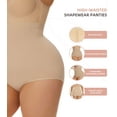 thumbnail image 3 of MANIFIQUE Plus Size Body Shaper Tummy Control Panty - Shapewear for Women, Beige, 1-Pack, 3 of 6