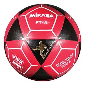 Mikasa FT5 Goal Master Soccer Ball Black/Red Size 5