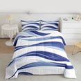 thumbnail image 2 of Castle Fairy Teens Abstract Gradient Stripes Twin Comforter Sets,Vintage Bedding Set, 2 of 8