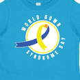 thumbnail image 4 of Inktastic World Down Syndrome Day with Yellow and Blue Ribbon Boys or Girls Toddler T-Shirt, 4 of 5