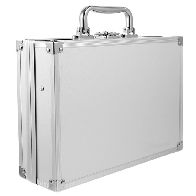 SHISUYAN Handheld Storage Container Multi-functional Tool Box Aluminium Alloy Briefcase Gadget Storage Box