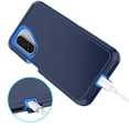 thumbnail image 5 of Petocase Compatible with Galaxy A17/Galaxy A26 Phone Case Shockproof Dust/Drop Proof 3-Layer Protective Heavy Duty Durable Rugged Hybrid Hard Case for Samsung Galaxy A175G/A26 5G,Navy Blue, 5 of 7