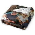 thumbnail image 2 of Derek Morgan Soft and Comfortable Warm Fleece Blankets Beach Blanket Picnic Blankets Throw Blankets (50"x40"), 2 of 6