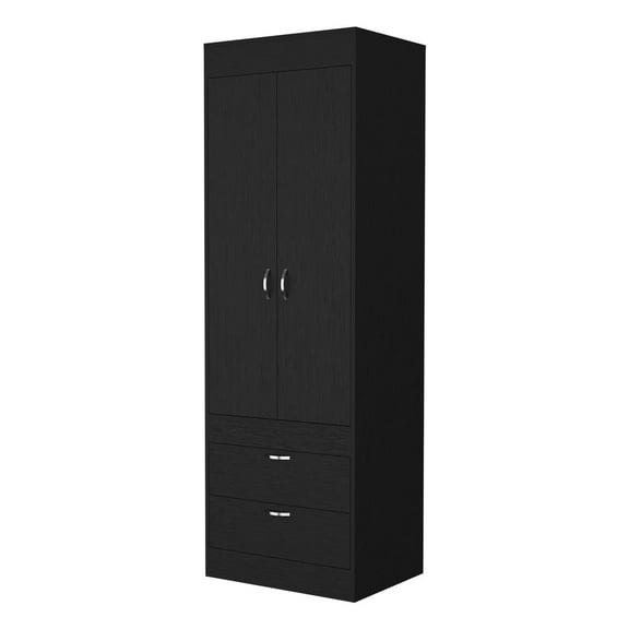 Newboti Furniture Alabama Armoire, One Large Cabinet, Two Drawers 45586