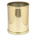 thumbnail image 3 of Mylar 8Qt Round Wastebasket (Brushed Chrome), 3 of 5